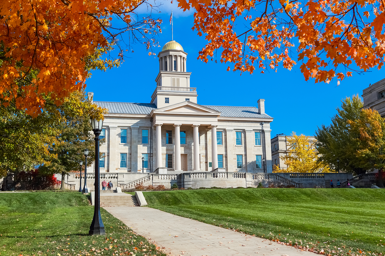 Old Capitol building downtown Iowa City